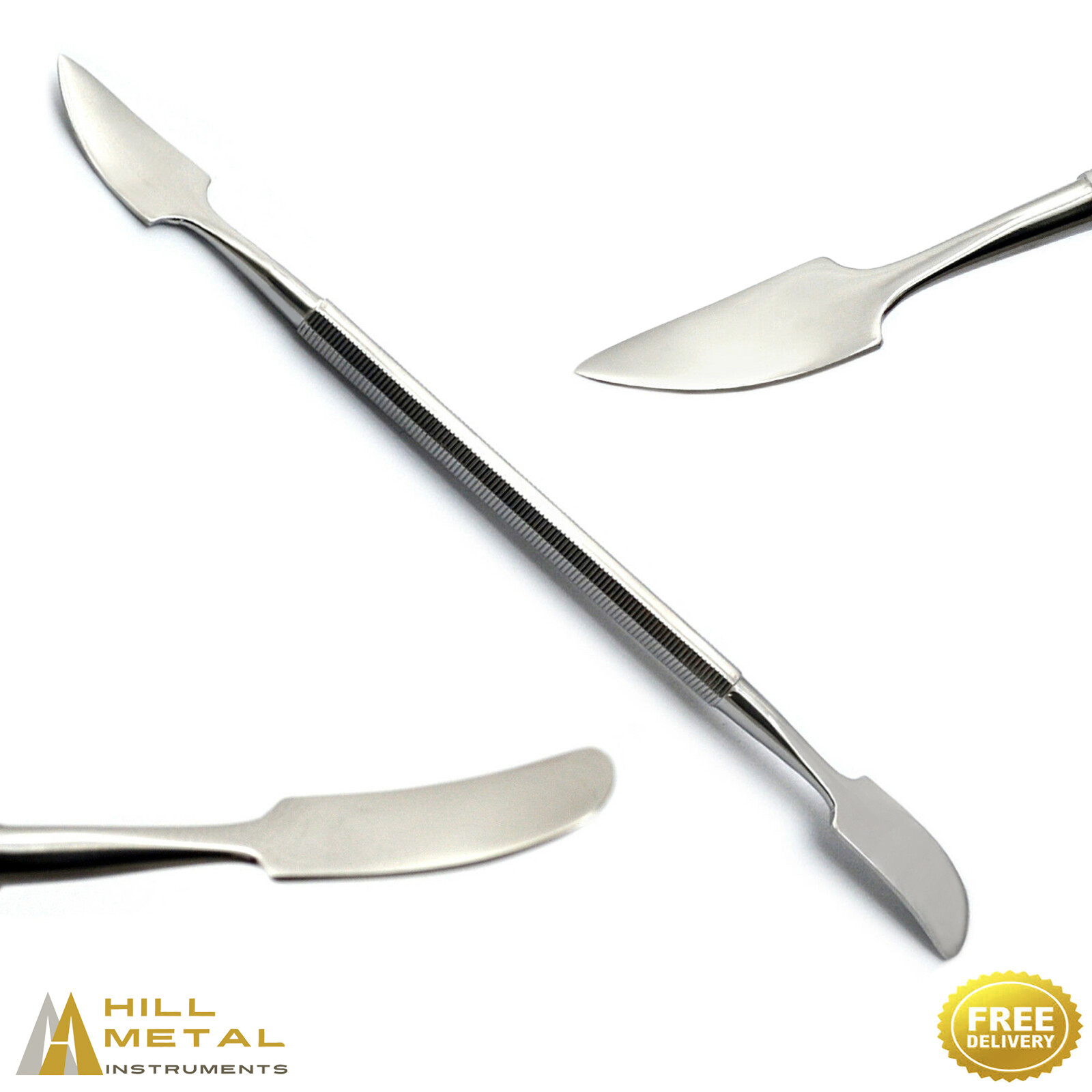 Dental Gritman Spatula Mixing Wax & Modelling Carver Double Ended Surgical Tool