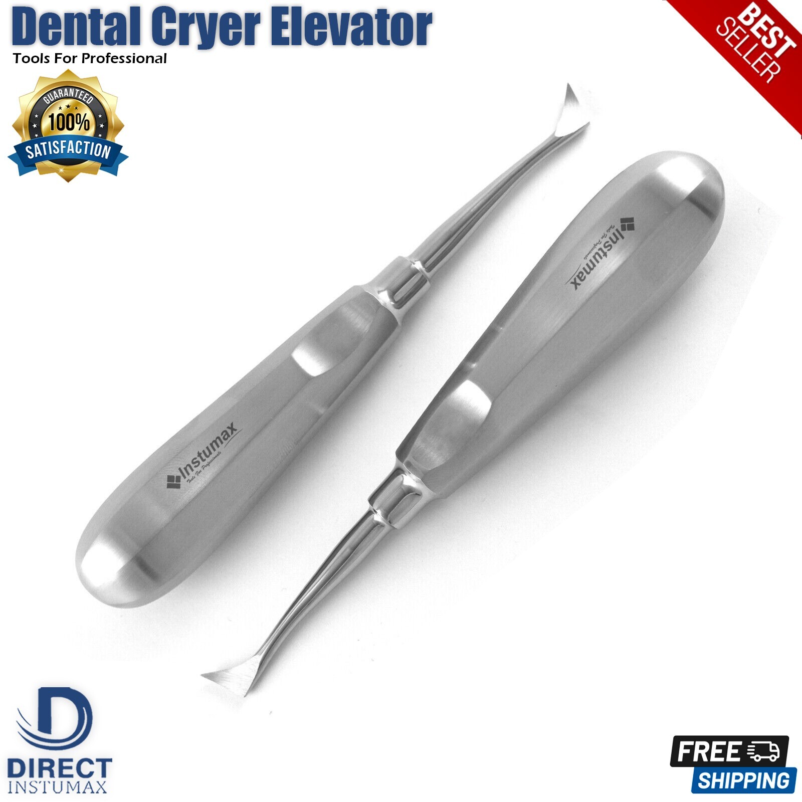 Dental Oral Surgery Root Elevators Kit Coupland Luxation Luxating Elevator Cryer