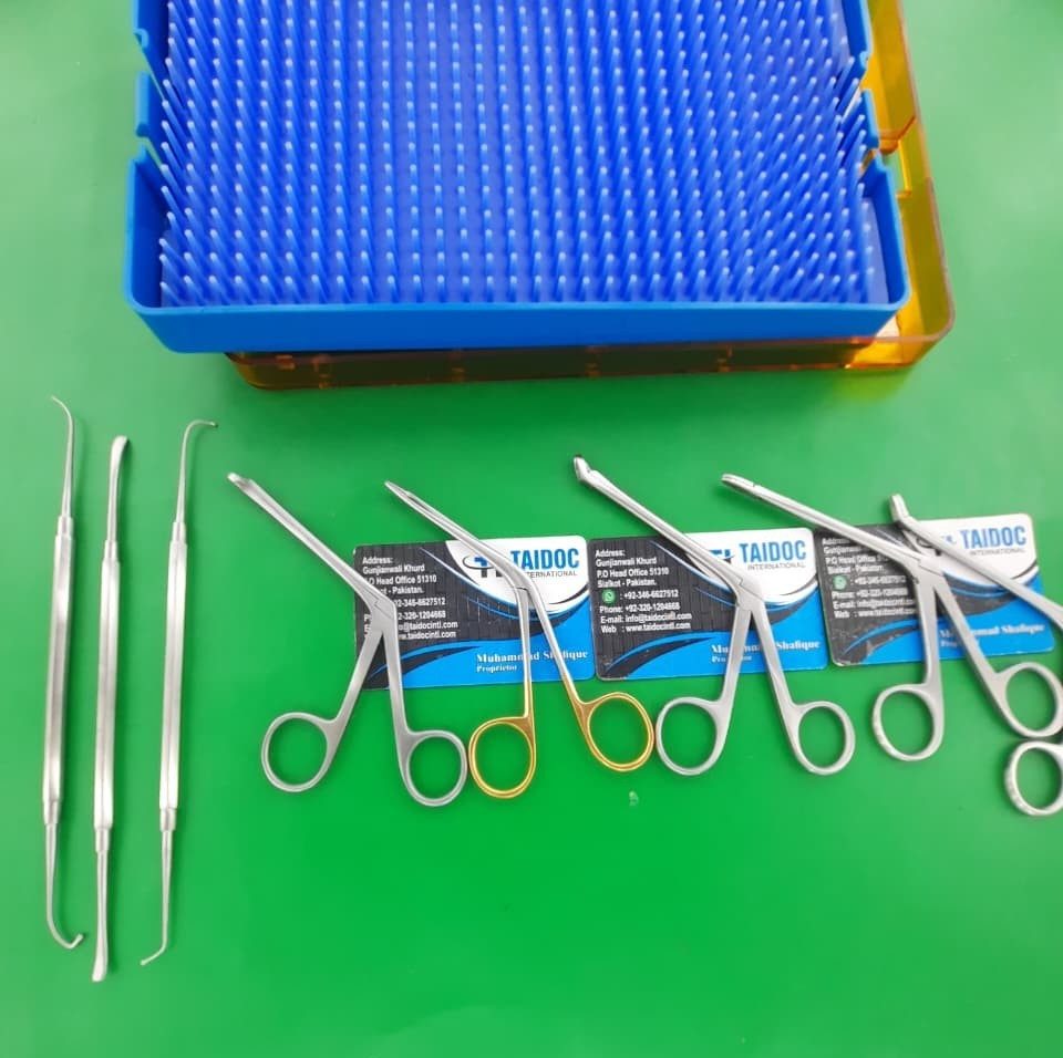 10 Pcs Minor Fess instruments Set Endoscopic Sinus Surgery ENT Surgical Set