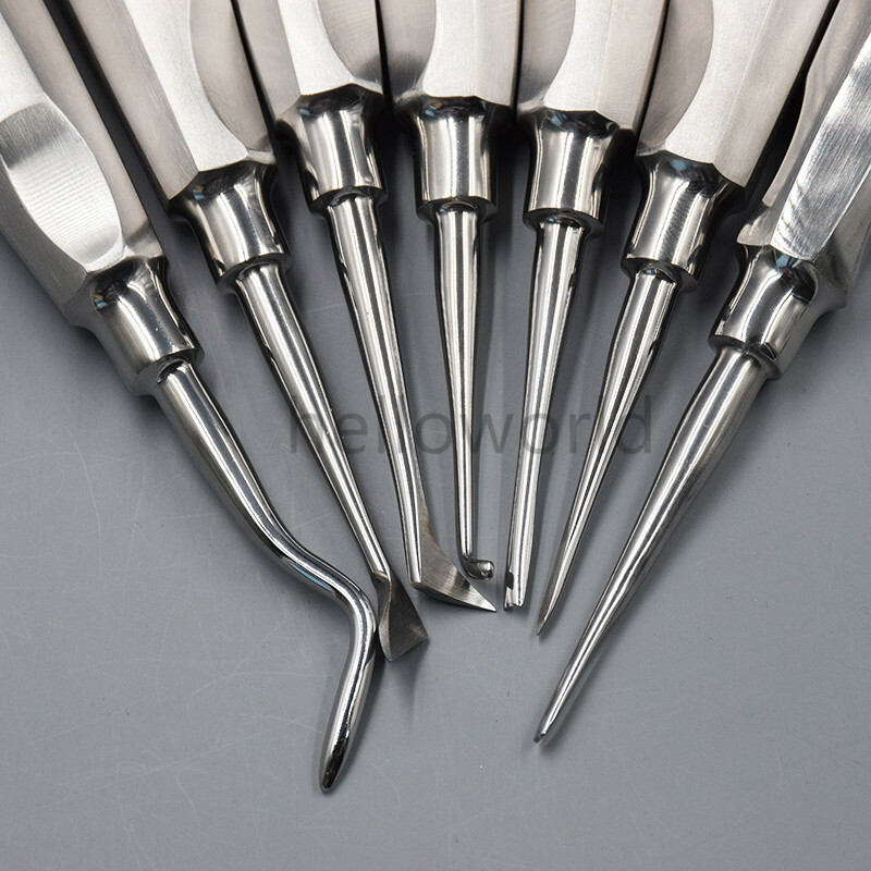 Dental Extraction Elevators Luxation Apical Root Tip Elevator Kit 13 Pcs/set