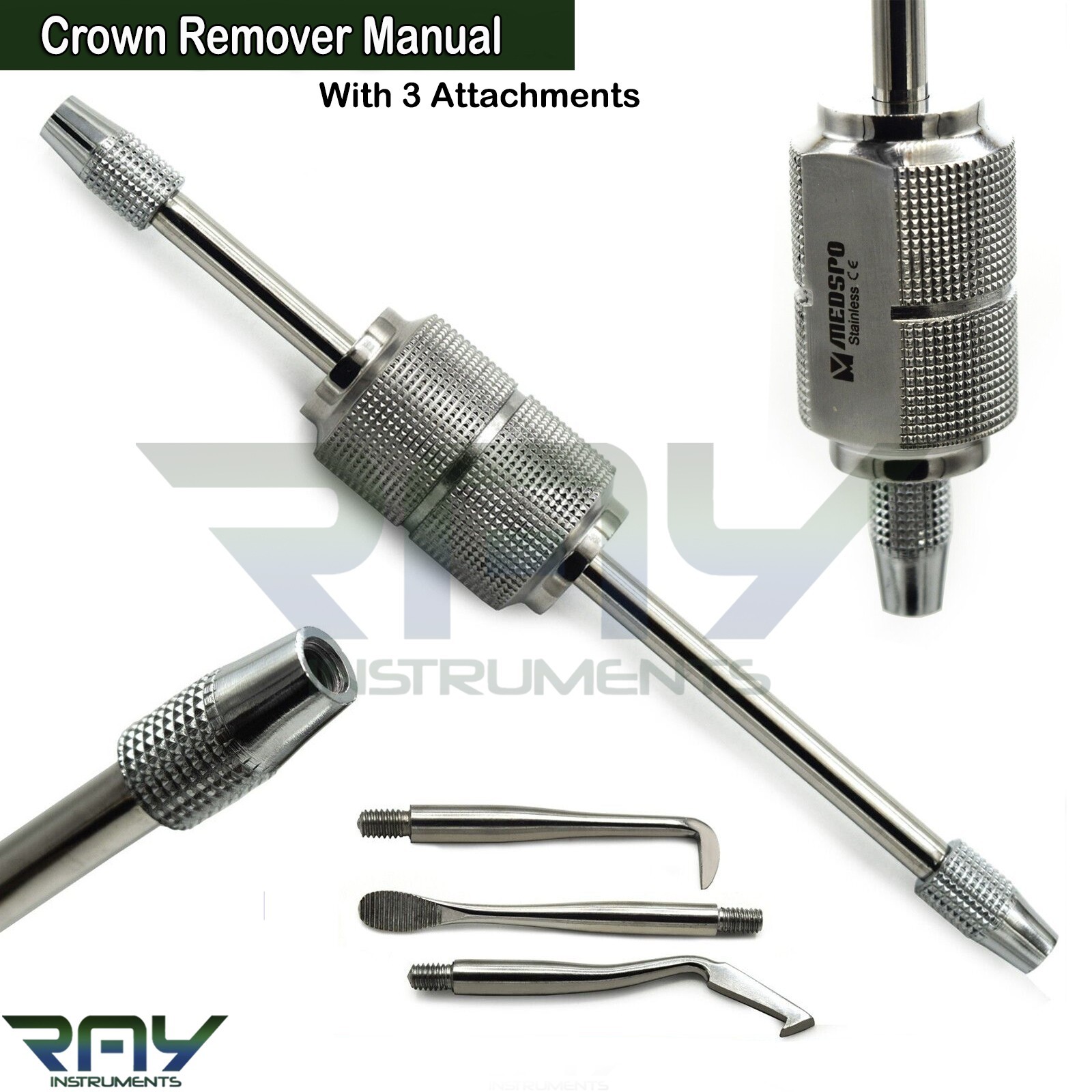 Dental Crown Removal Instruments Temporary Crown Remover Forceps Restoration CE