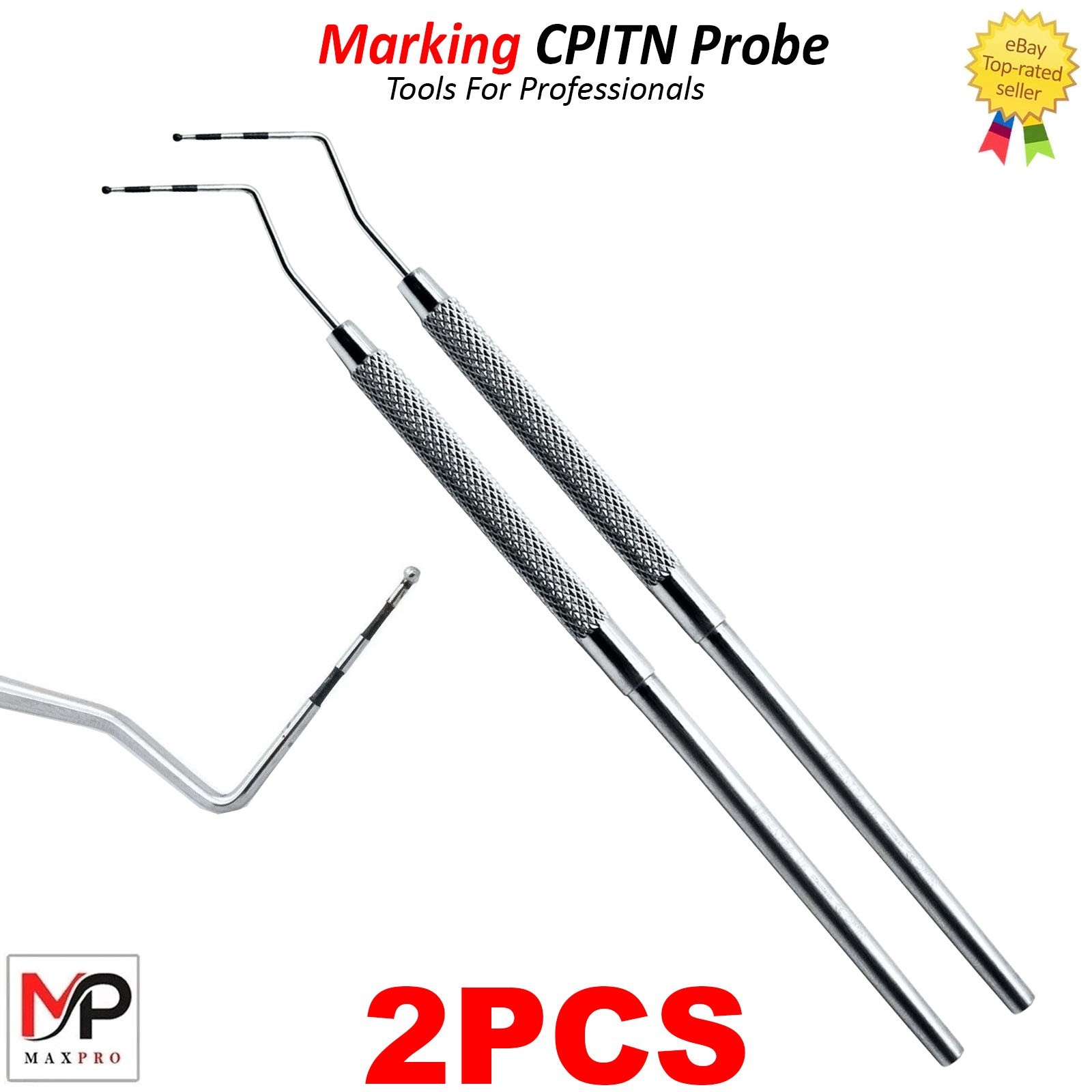 Dental CPITN Probe Periodontal Explorer Color Coded William Marking