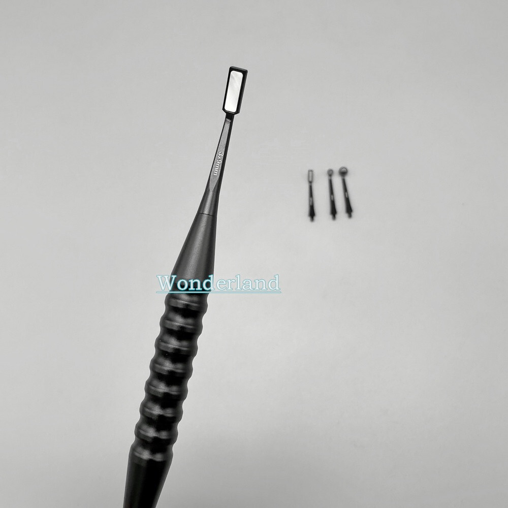 1 kit Dental Oral Micro Mouth Mirror Sterilizable Reflector Odontoscope 4 Tips