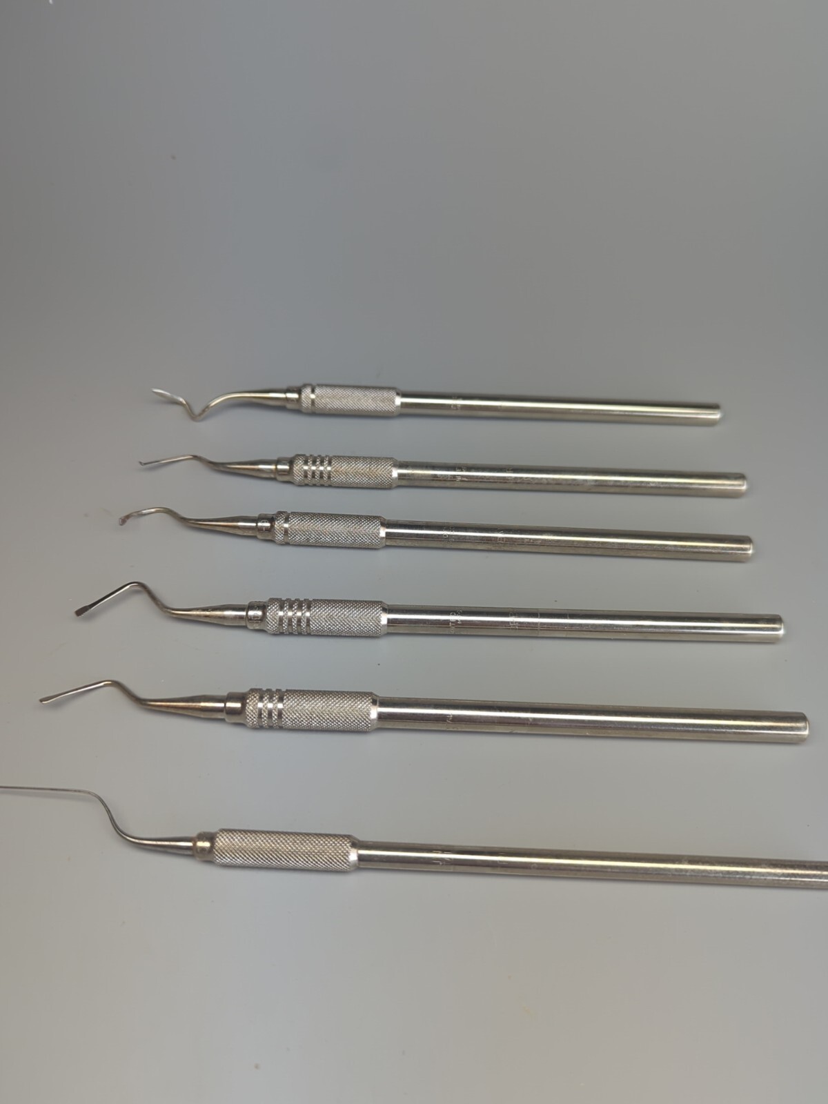 United Dental Stainless USA Kit 6 PC Hook Elevators – Scaler – Burnisher Dentist