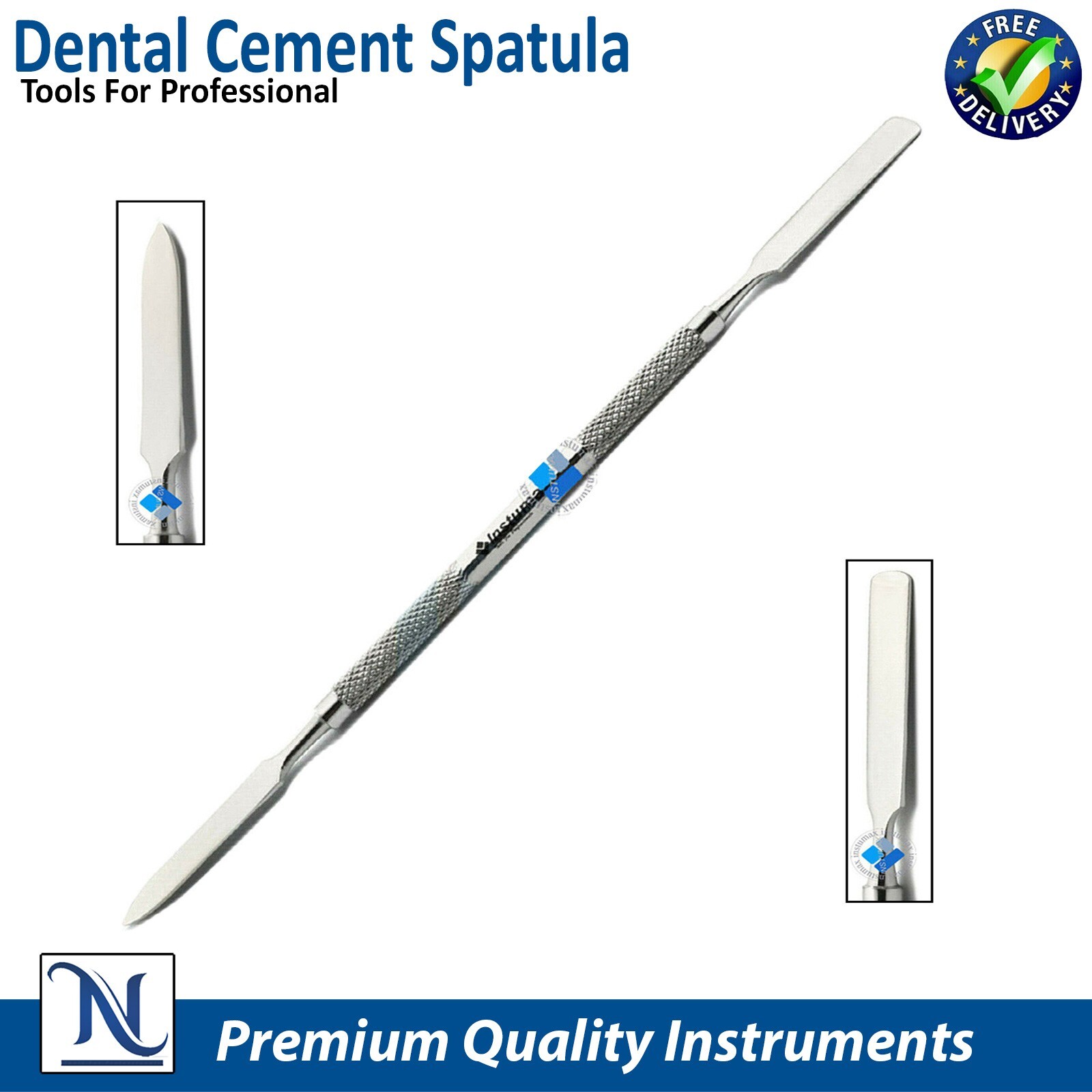 Dental Cement Spatula Mixing Lab Modeling Double Ended Restorative Instruments