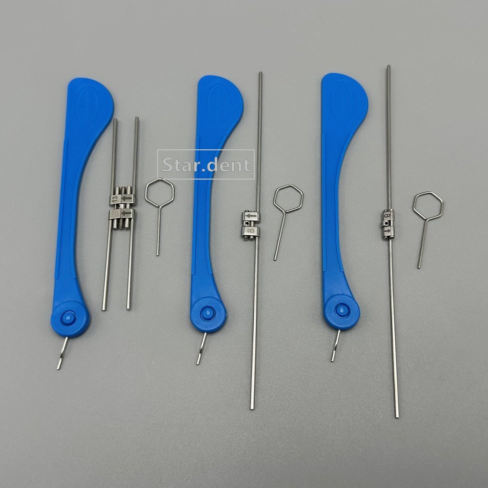 Dental Orthodontic Rapid Expansion Screw Palatal Split Hyrax Expander & Key Kit