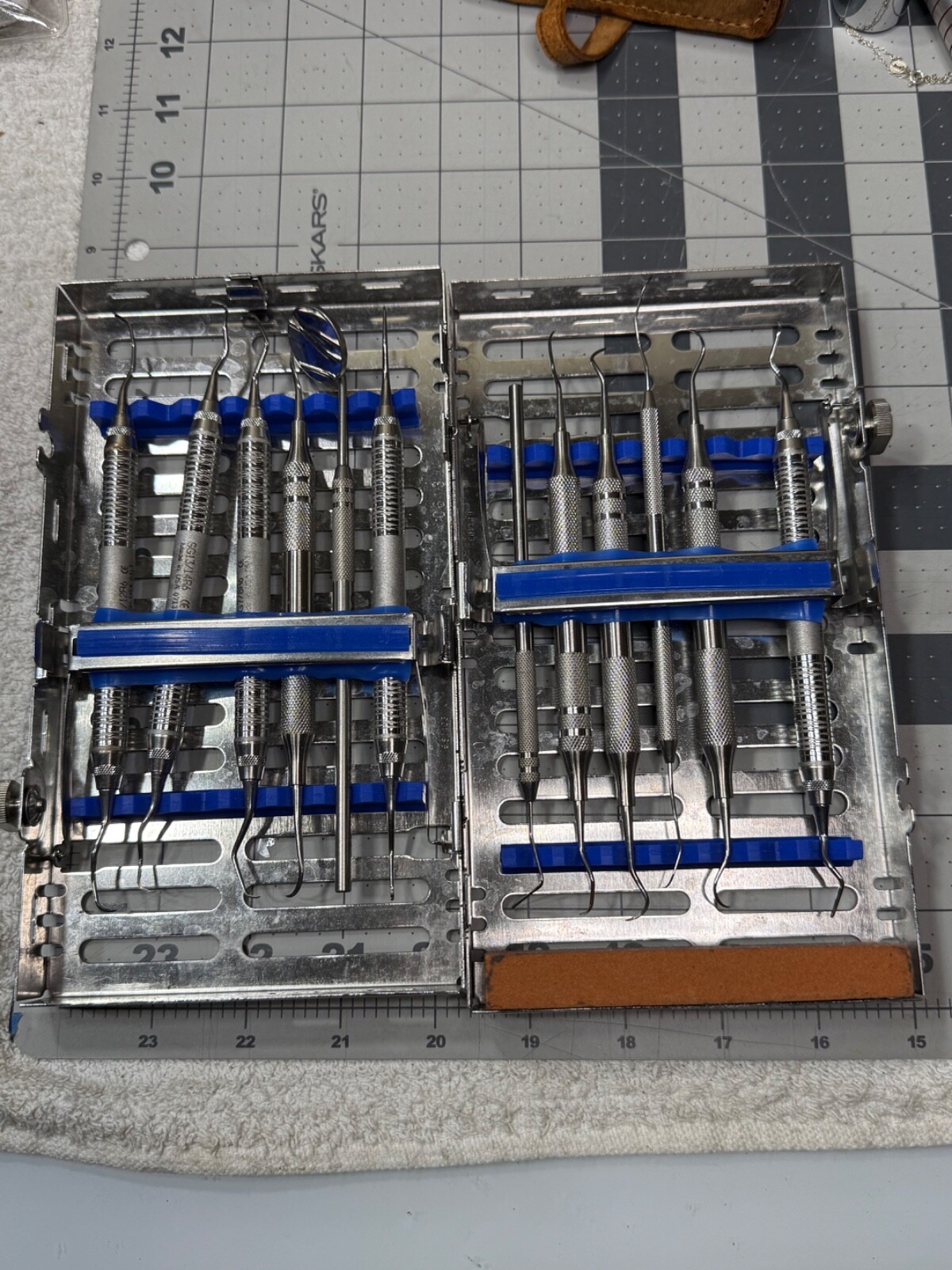 IMS Cassette Siquenture Series Dental Instruments 12 Pieces In Sterile Tray USA