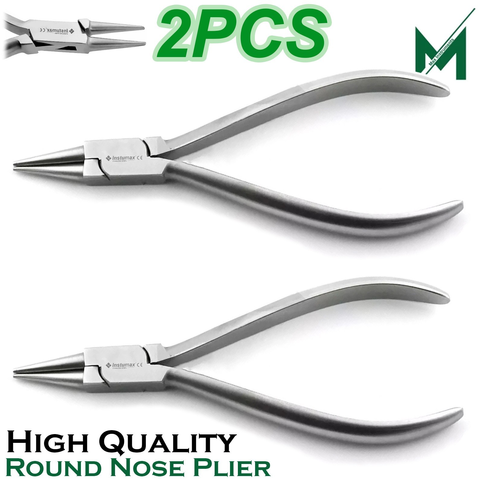 Round Nose Pliers w/Spring Jewelry Making Beading Wiring Wire Metal Forming