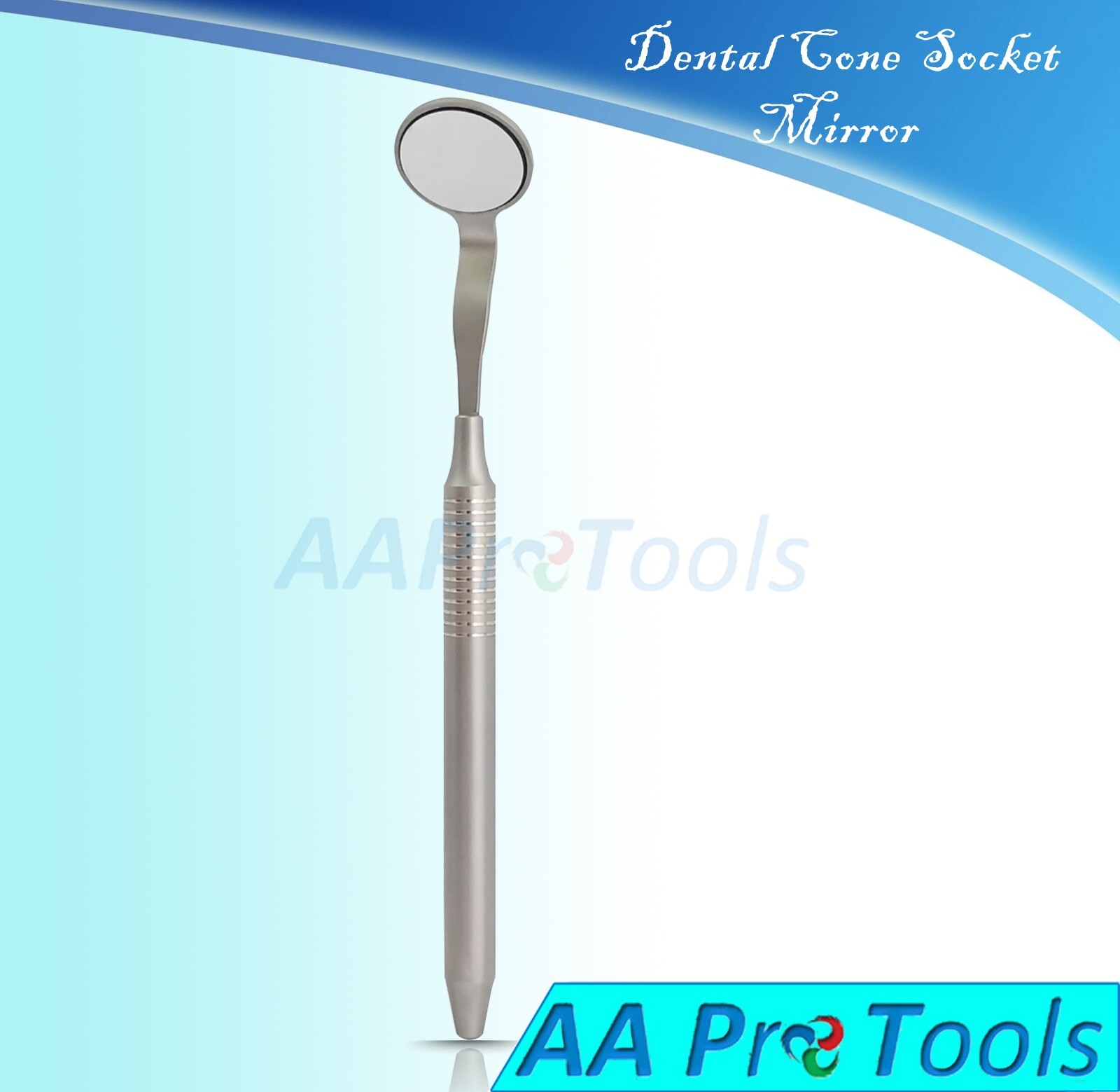 12 Pcs Dental Mouth Mirror Cone Socket #5 Front Surface, Double Sided DN-2467