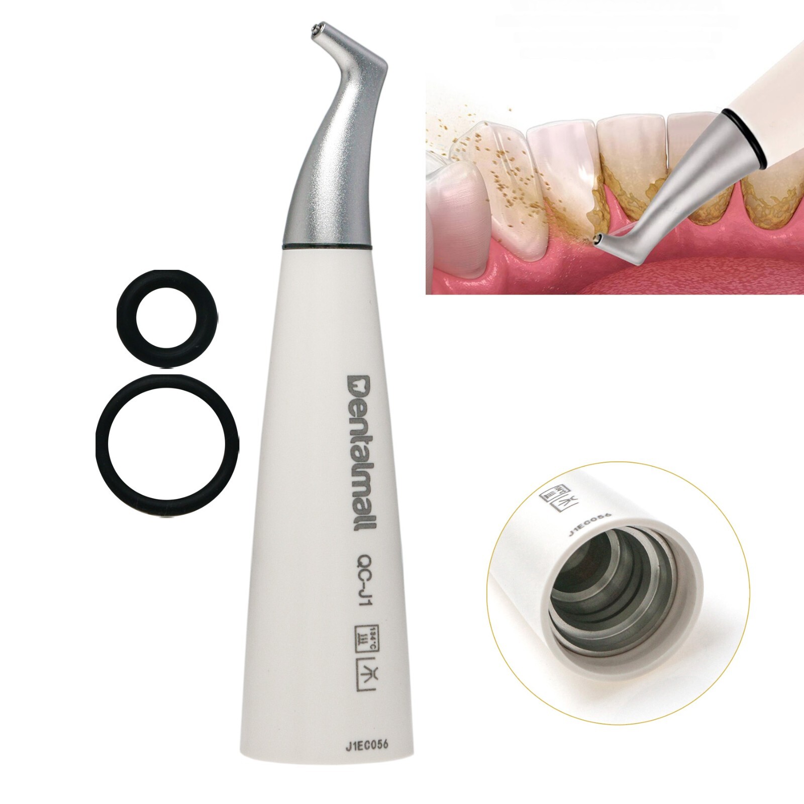 Dental Hygiene Prophy Nozzle Handpiece For EMS HANDY 2+ AIR FLOW Polishing Unit