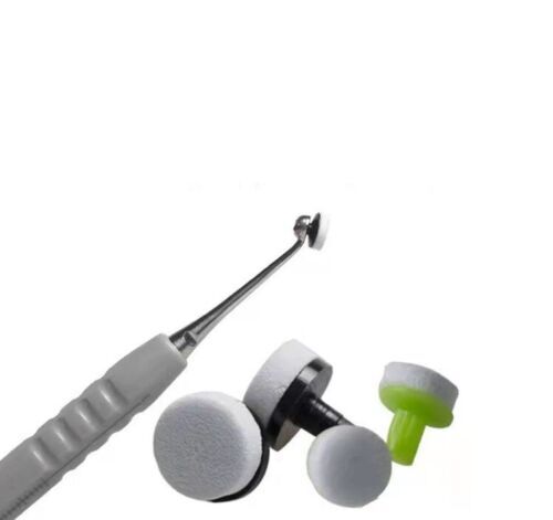 Dental Composite Resin Handle Fast Quick Tool Foam Pads Large/Small Veneer