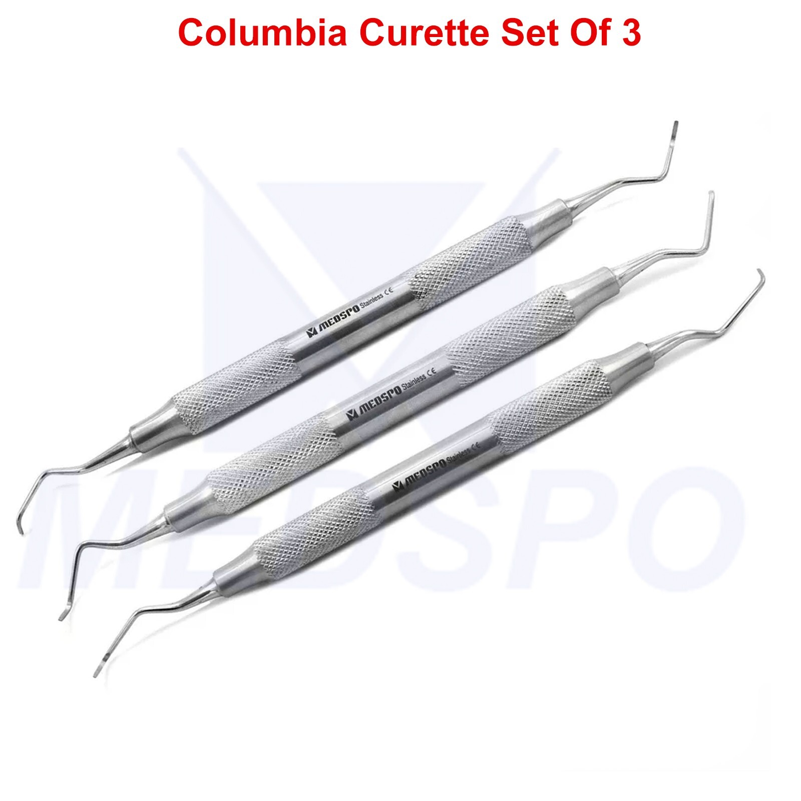 Dental Columbia Curettes Calculus Removal Periodontal Surgical Instruments CE