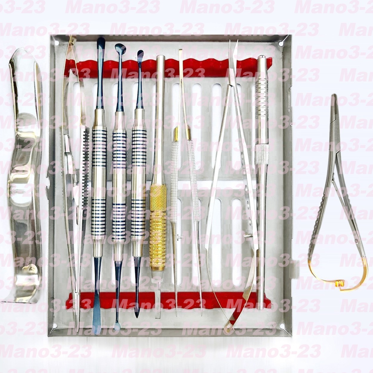 Dental Micro Oral Surgery Instruments Kit 11 Pcs