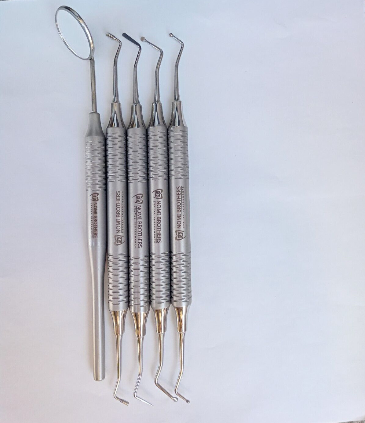 Dental Teeth Cleaning Kit Dentist Floss Plaque Remover Oral Care Tooth Tool 5PCS
