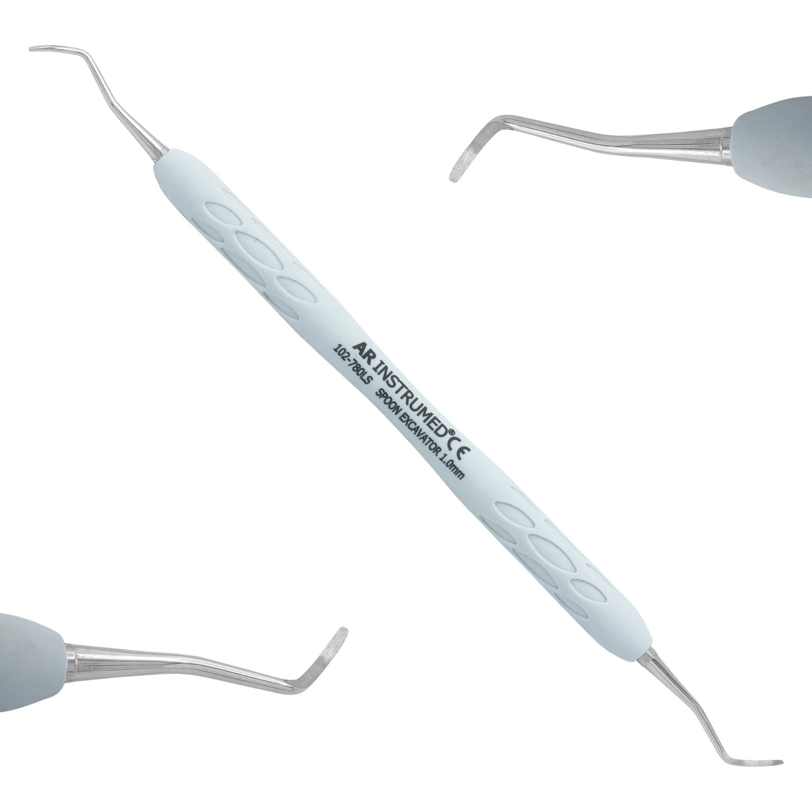 AR Silicone Dental Spoon Excavator 1.0mm Restorative Double Ended Instruments