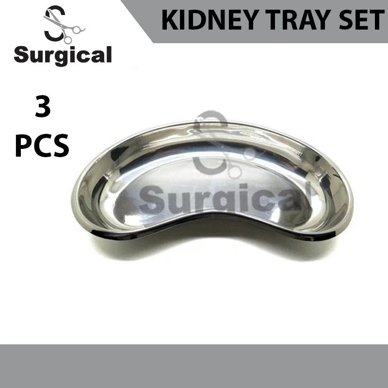 Kidney Tray | Set of 3 Pcs | 6″, 8″, 10″ | Surgical Instruments