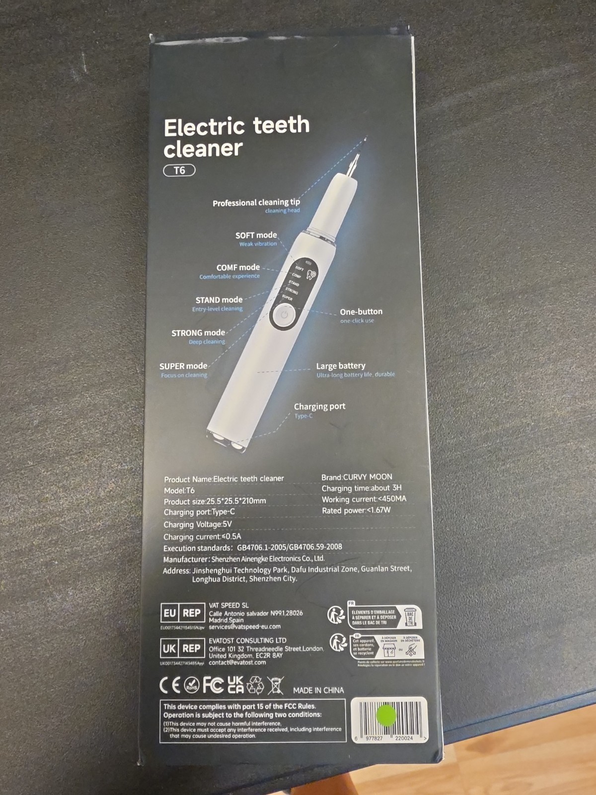 Ultrasonic Plaque & Tartar Remover for Teeth – Rechargeable Dental Scaler