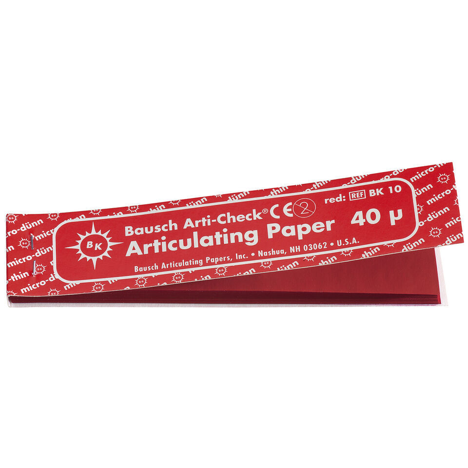 Bausch Arti-Check Occlusion 40µ Micro Thin Articulating Paper Strips 200 pieces