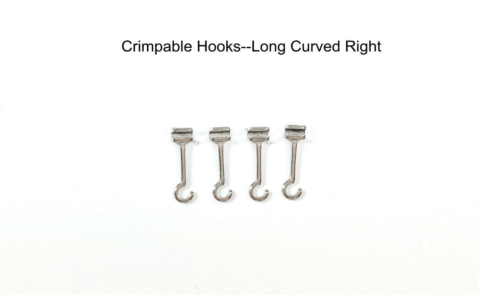 10Packs Dental Crimpable Hook Right Left Question Hooks Arch Wires 10pcs/pack