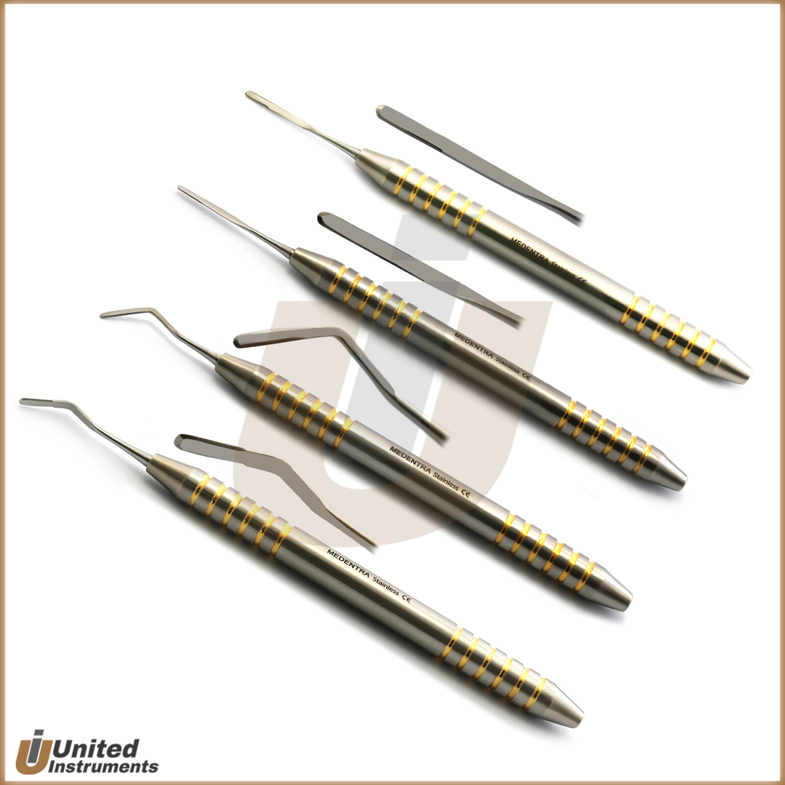 Basic Atraumatic Extraction Kit Micro Serrated PDL Periotome PT1/2 Oral Surgery