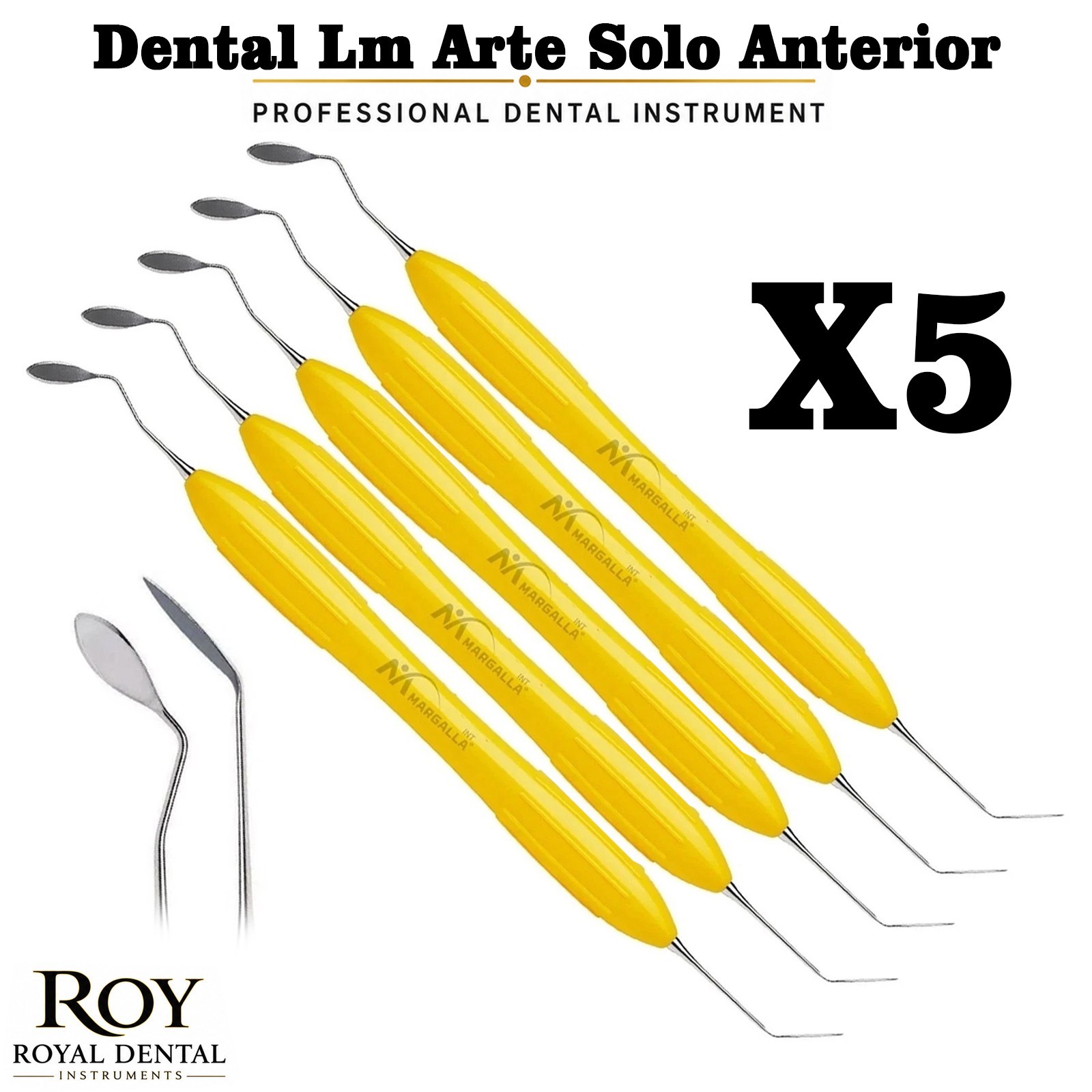 X5 Solo Anterior Dental Composite Filling Instrument Restorative Silicone Handle