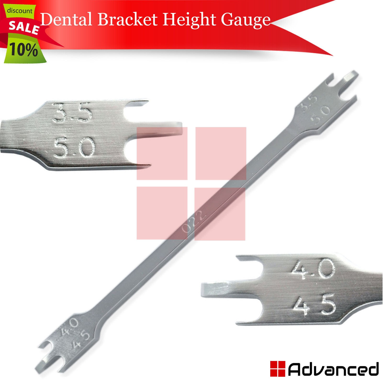 Orthodontic Instruments Castroviejo Mathieu Bracket Height Gauge Band Pusher