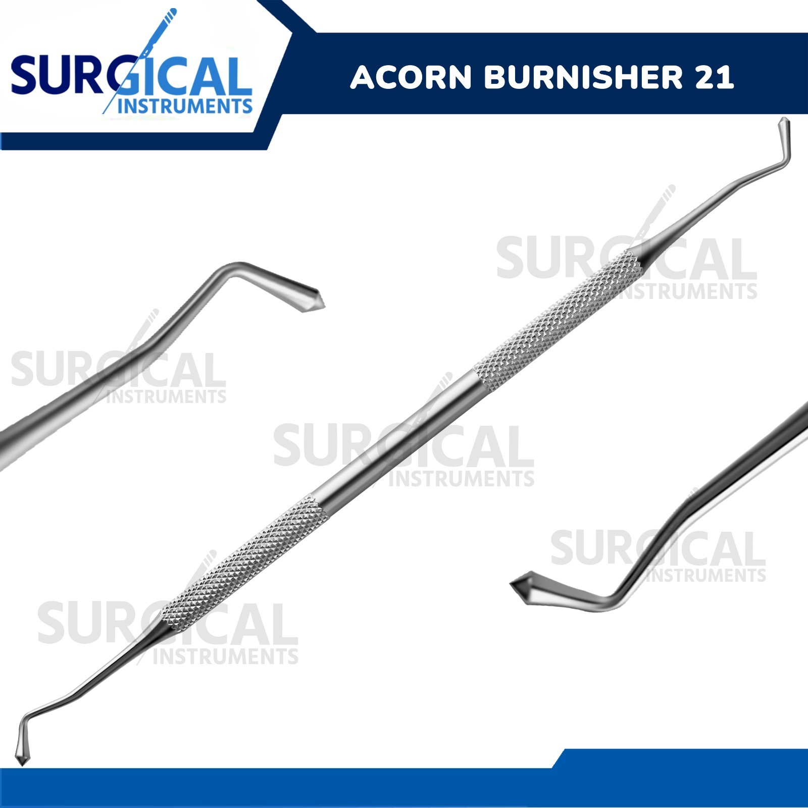 Acorn Burnisher 21 Dental Composite Restoration Instruments German Grade