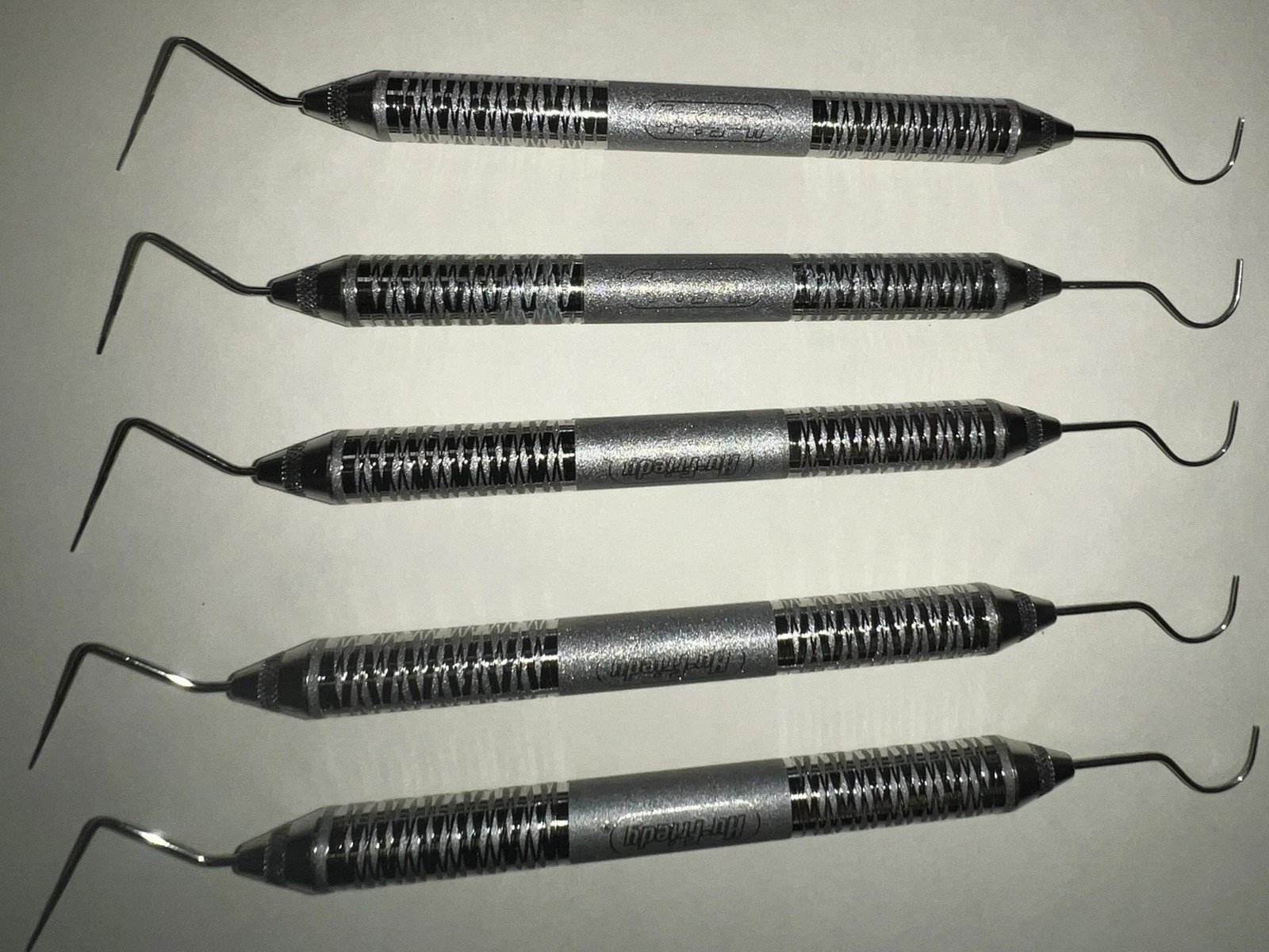 Lot of 5 Hu friedy Dental Expro, 23/CP-12 Color Coded Expro, #6 Handle (QTY 5)