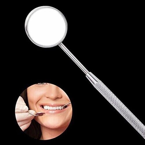 30Pcs Dental Mouth Mirror #5 w/Handle Dental Instruments German Grade Stainless