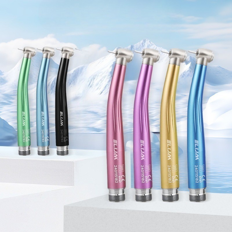 NSK Style Dental High Speed Handpiece Colorful Air Turbine 2/4 Hole Ceramic Bear