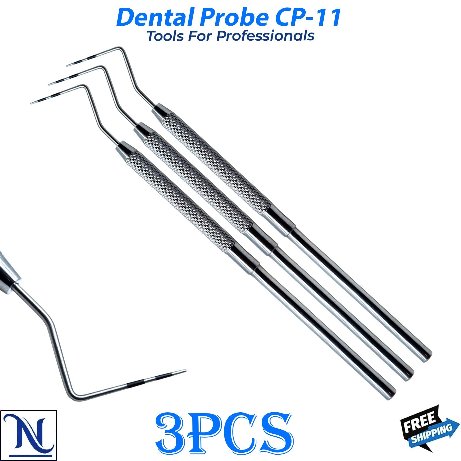 Advanced Periodontal Probe Color Coded Precision Pocket Depth Measurement Tool