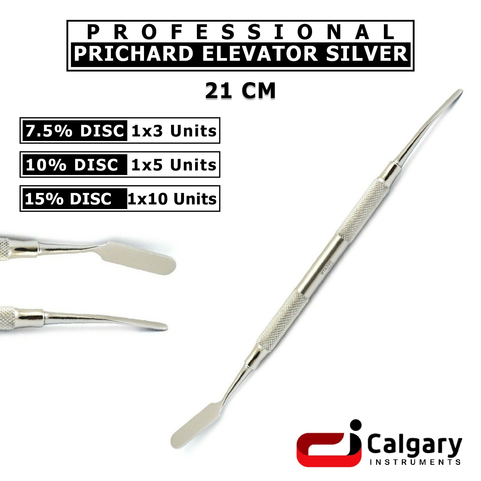 Dental Implant Surgery Tools Periosteal Prichard Elevator Silver Premium Quality