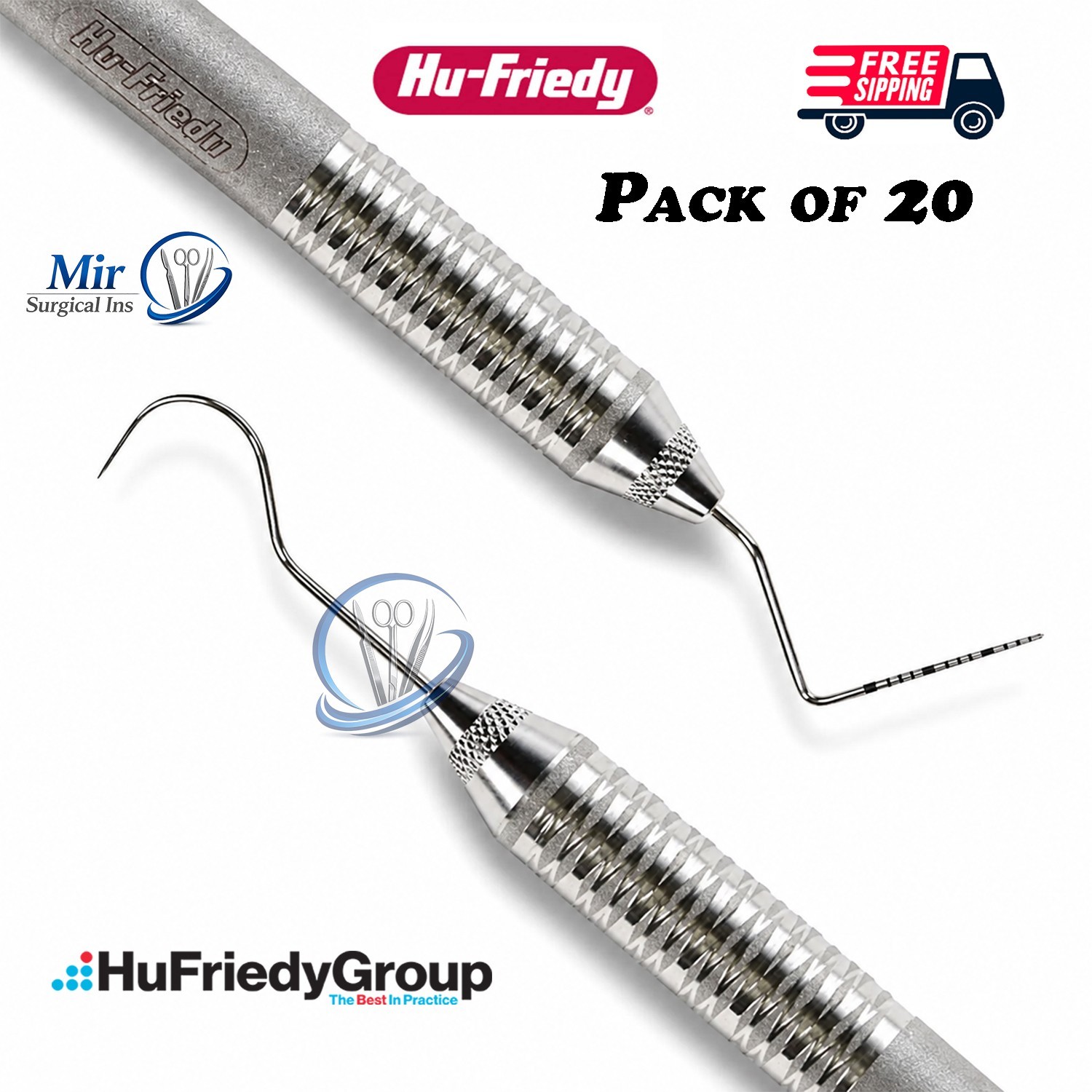 Hu-Friedy XP23/UNC15 Color Coded Explorer Probe #23/UNC15 Dental Instrument