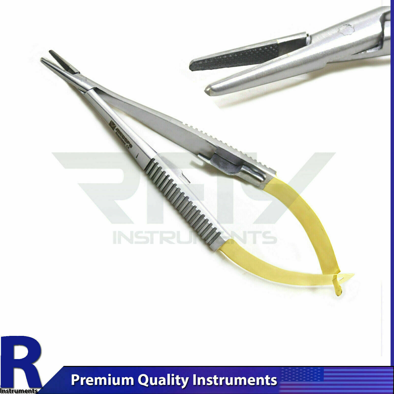 Dental Implant Surgical Kit Auto Passive Syringe Micro Noyes Scissors Forceps