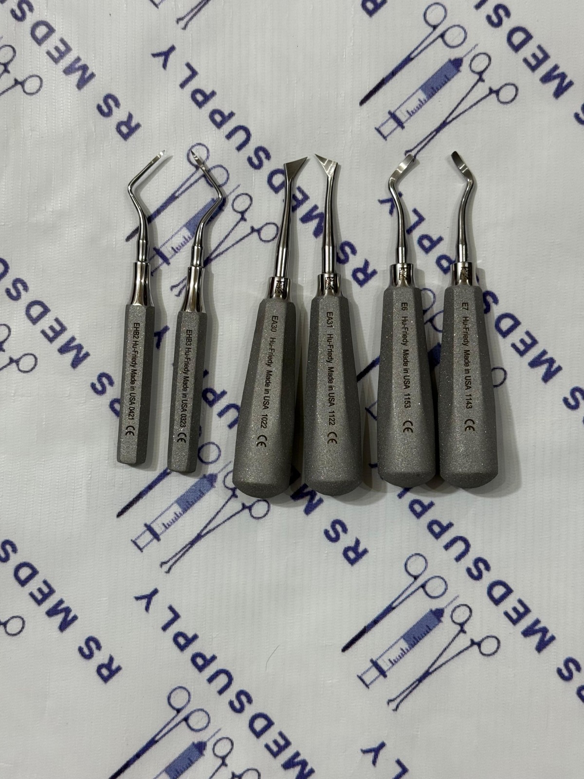 Hu Friedy Oral Surgery Instrument Elevators & Chisels & Rongeur And Mallet 11PCS
