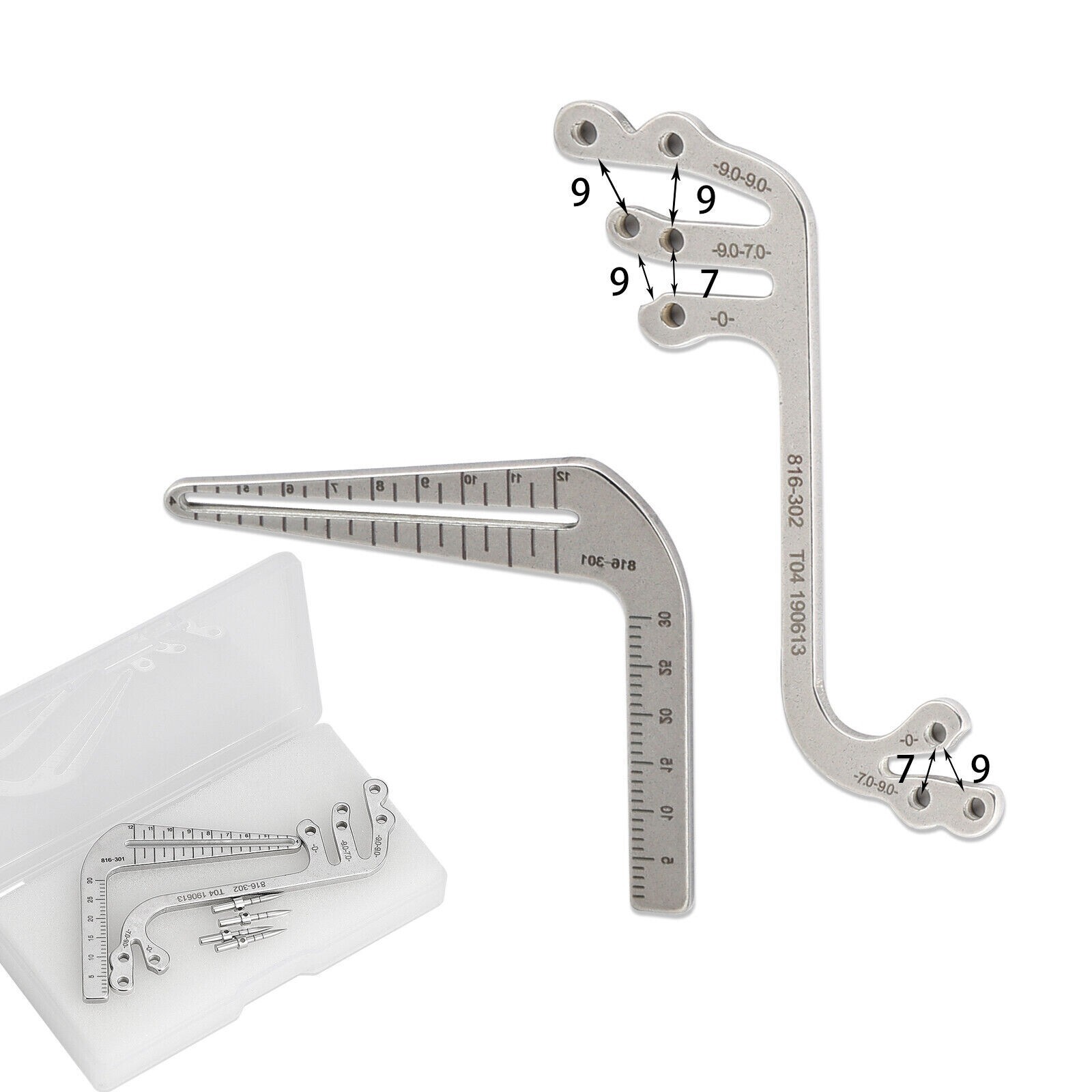Dental Oral Implant Surgery Instrument Planting Positioning Guide Angle Ruler