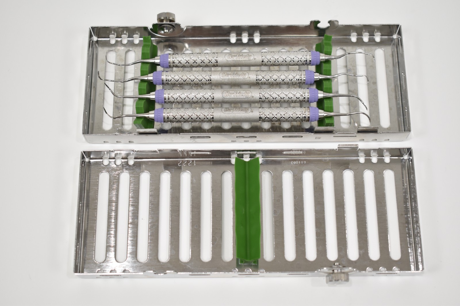 HU-FRIEDY IMS Signature Series Sterilization Cassette with 4 PERIO Instruments