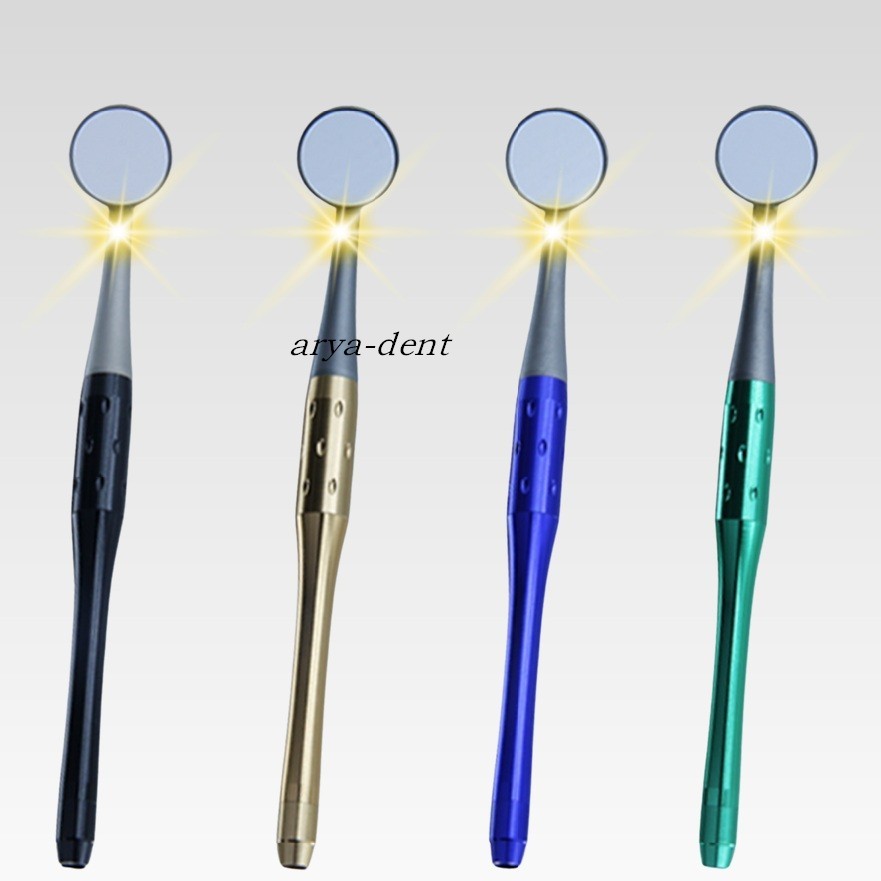 Dental LED Light Anti-Fog Mouth Mirror Ultra-Clear Oral Checking Tooth Care Set