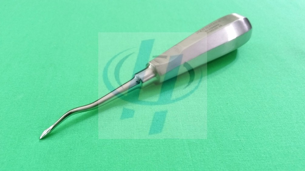 French Steel Offset Bayonet in Dental Extracting Spade Bernard Root Tip Elevator