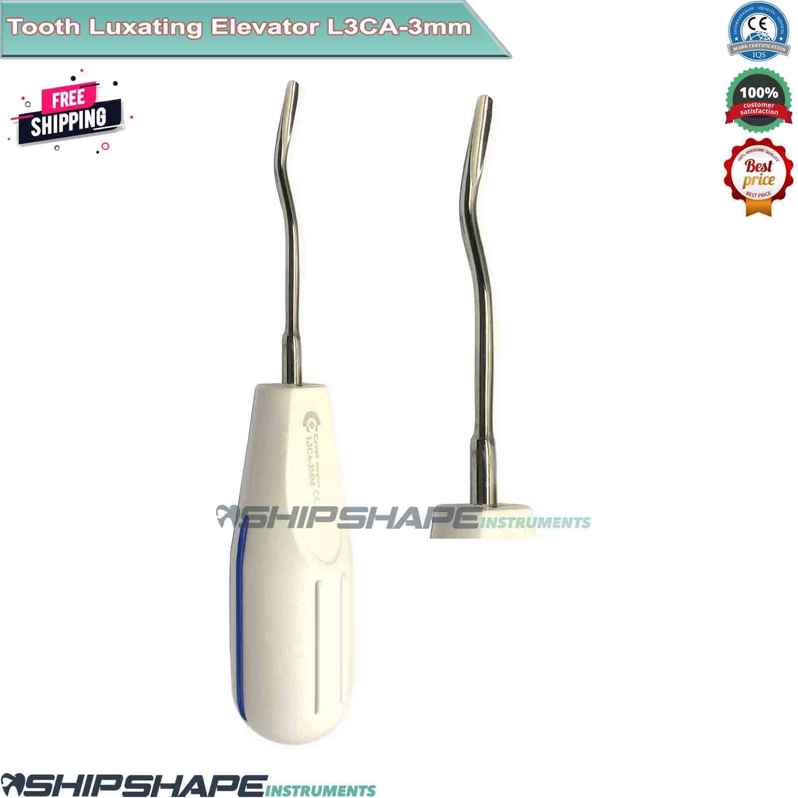 3mm Contra Angle Ecralic Atraumatic Periodontal Ligament Luxating Elevator L3CA