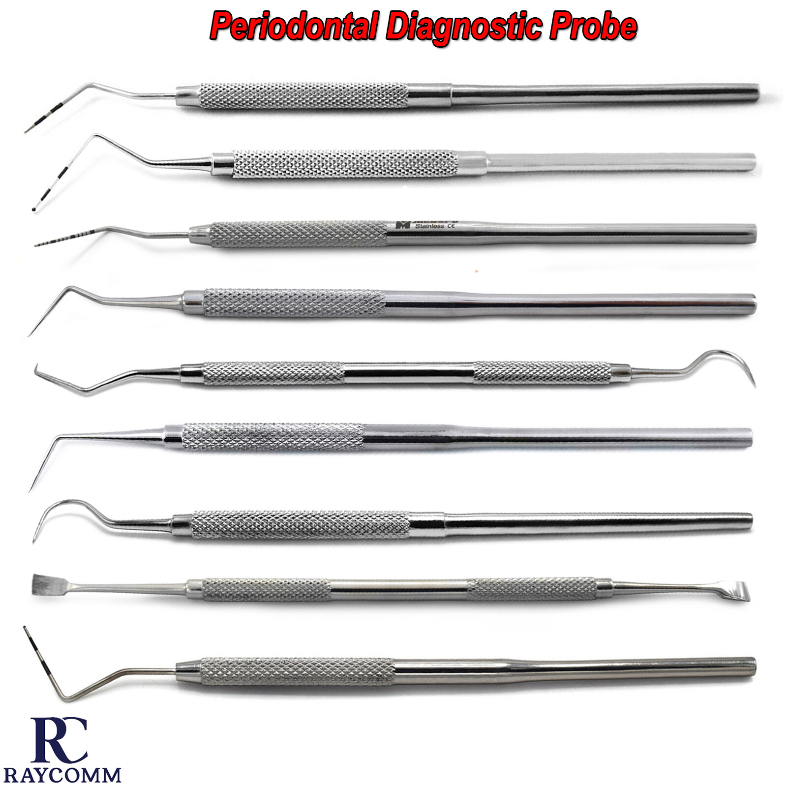 Dental Hygiene Tartar Calculus Plaque Remover Tooth Scraper Explorer Lab Tools