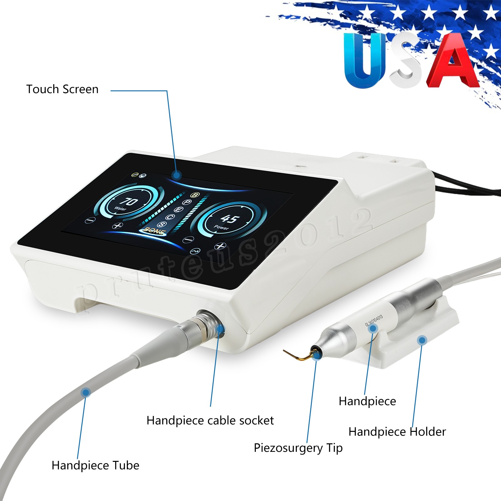 Dental Surgery Piezo Bone Piezosurgery Ultrasonic Bone Cutter Surgical Motor Tip
