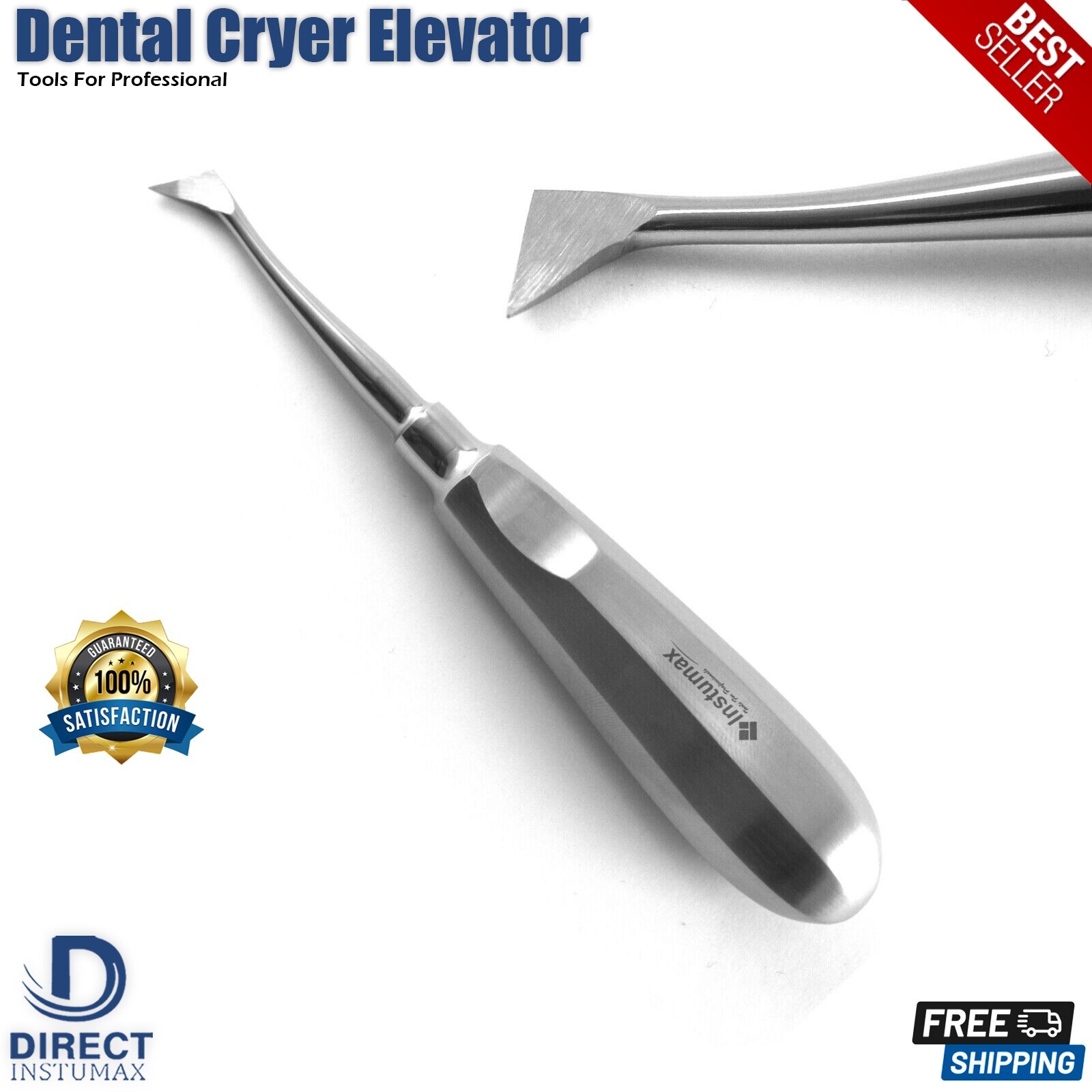 Dental Oral Surgery Root Elevators Kit Coupland Luxation Luxating Elevator Cryer