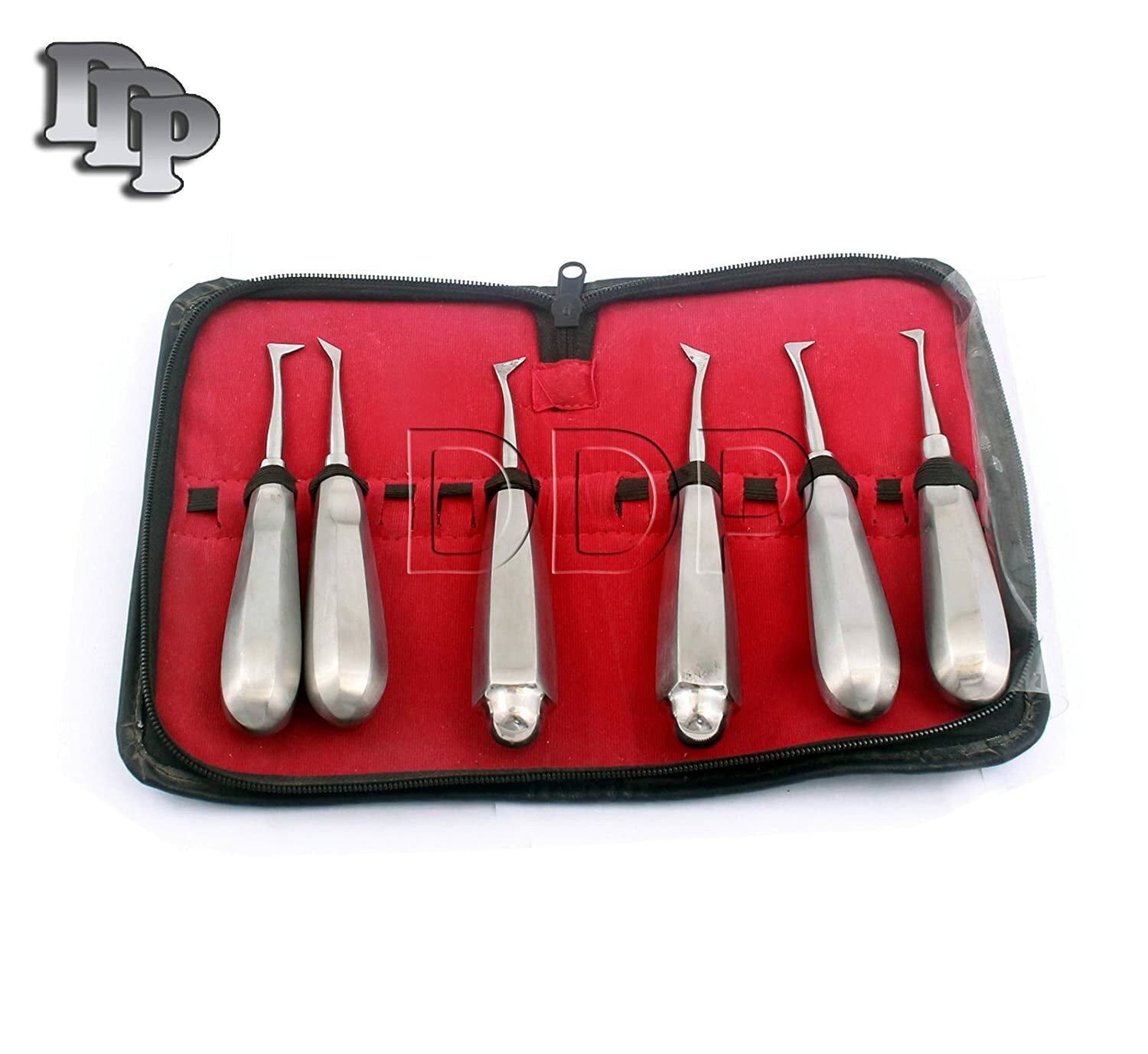 GERMAN 6 EA CRYER LEFT RIGHT DENTAL TOOTH EXTRACTING ELEVATOR SMALL LARGE MEDIUM