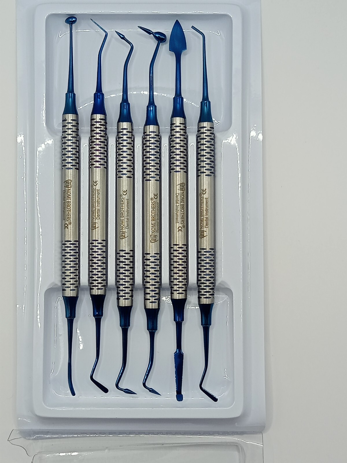 Dental Composite Resin Filling Spatula Repair Restorative Instruments 6pcs/Se