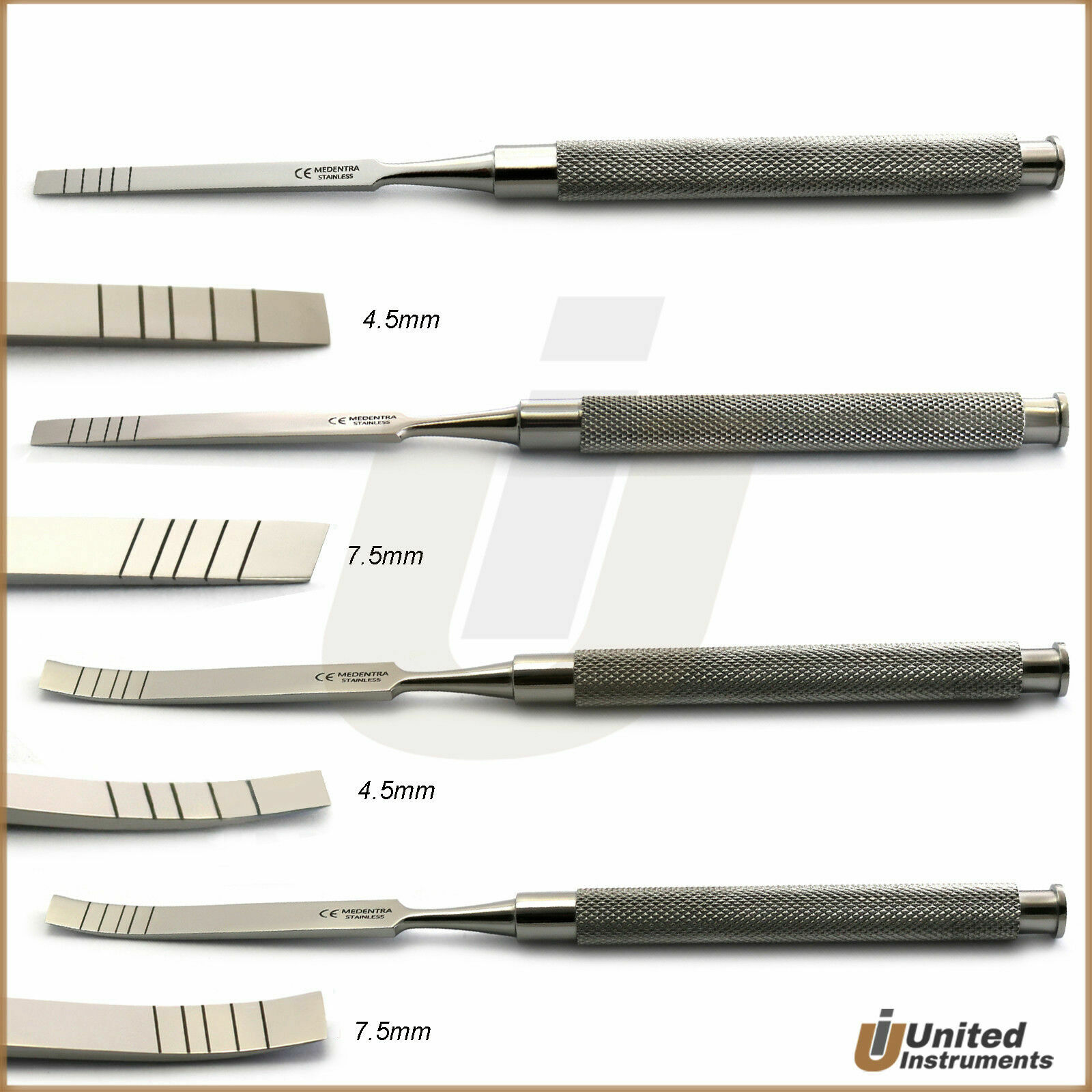 Implant Khory Bone Augmentation Kit Bone Graft Harvester Ridge Splitting Chisel