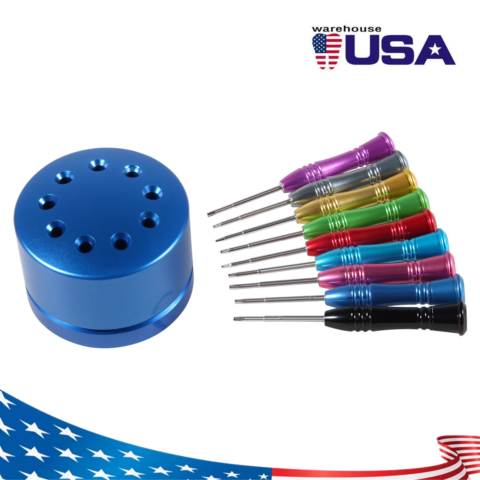 USA Dental Implant Screw Driver Kit Abutment Implant Tools set of 9pcs Drivers