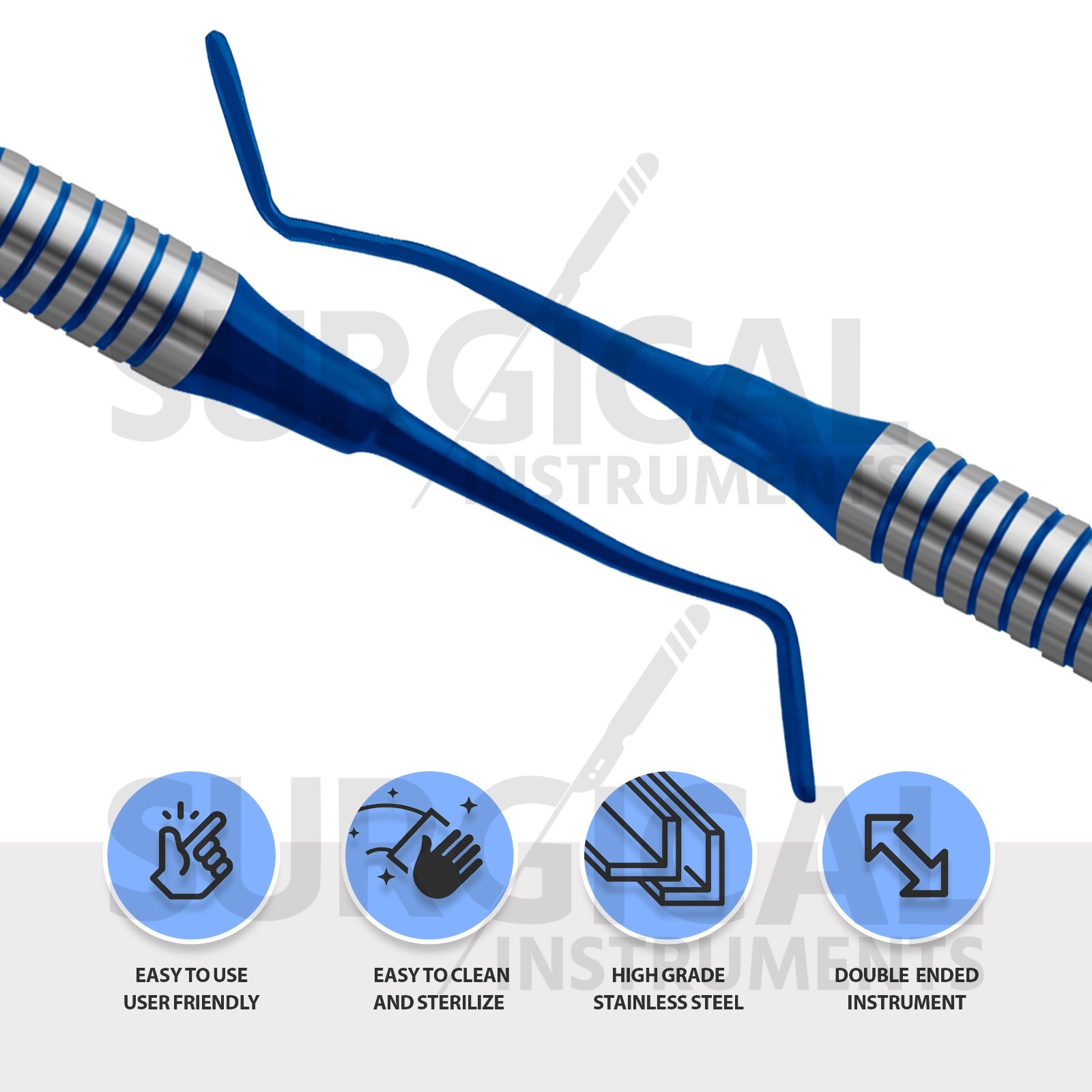 10 Plastic Composite Filling Instrument Gregg 4/5 Blue Tips Hollow HNDL German G