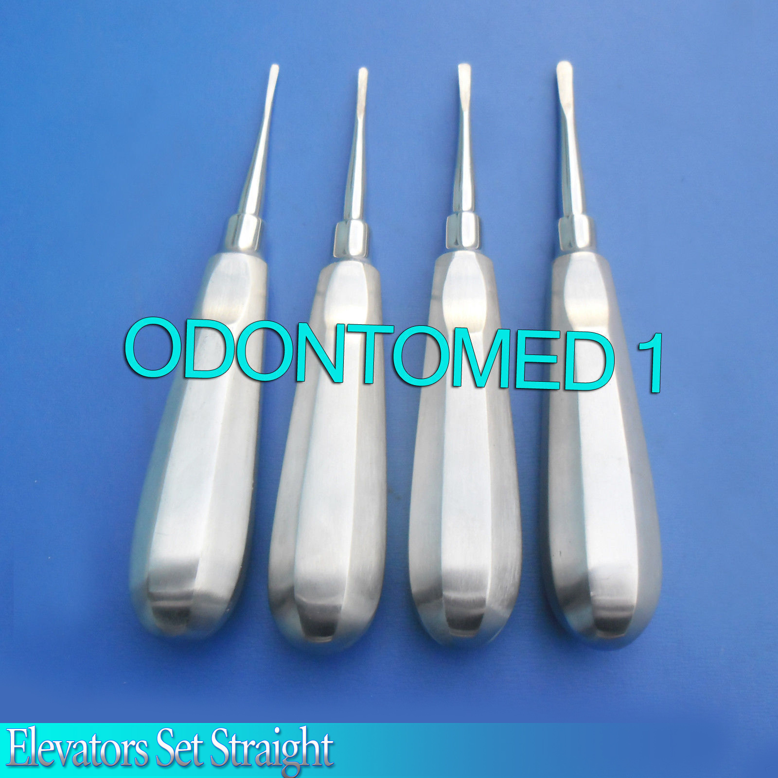 4 Pc Straight Elevators Set Dental Instruments