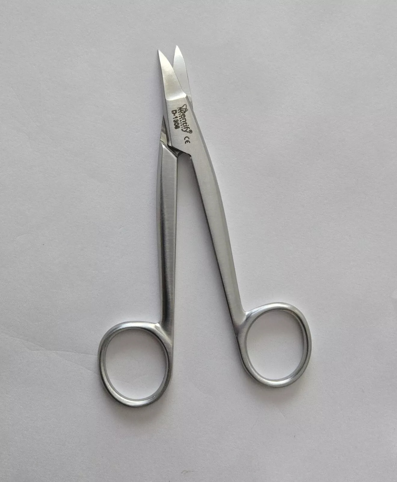 New Stainless Steel Periodontics Instruments Curved Crown Scissors 4.5″ Tip 1 cm